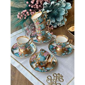 Tazza di caffè turco 24K Afet-i Devran 12 pezzi per 6 persone - Product Image 1