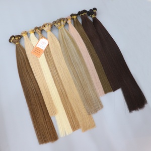 Extensiones de Cabello Virgen Humano Sin Procesar, Tejidas a Mano, de Proveedor Vietnamita, Doble Trama, 100% Alineadas con la Cutícula - Product Image 3