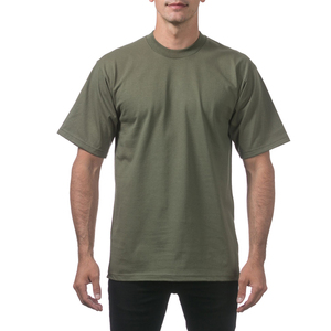 เสื้อยืดแขนสั้นผ้าฝ้าย 50% / โพลีเอสเตอร์ 50% สำหรับฤดูร้อน เสื้อยืดคอกลมแขนสั้นผ้าฝ้ายเนื้อหนาสำหรับผู้ชาย - Product Image 4