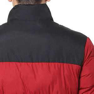 Chaqueta Acolchada Impermeable y Transpirable con Cuello Alto de Lona Recubierta OEM de Bajo MOQ para Hombre con Logotipo Personalizado de Alta Calidad - Product Image 6