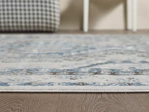 Alfombra Turca de Lujo Hecha a Máquina Palmira 32x35 16 L Azul L Gris Premium para Sala de Estar del Fabricante de Gaziantep - Product Image 4