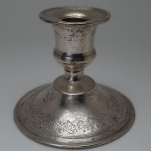 Rustic <b>Bronze</b> Christmas <b>Candle</b> <b>Holder</b> Carved With Antique Engravings Offering Elegant Festive Appeal For Traditional Decorations - Product Image 3