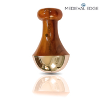 Masseur facial manuel 100 % original en bois de champignon Kansa TCM, anti-âge, acupression, Gua Sha, pour le visage, le cou et le corps, pour une peau éclatante