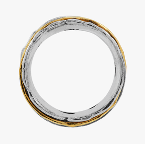 CASA DE PLATA Anillo giratorio de Plata de Ley 925 unisex Chapado en oro y plata Mayorista directo Fabricación Fiestas de boda - Product Image 3