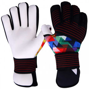 Gants de gardien de but en latex OEM de haute qualité, antidérapants, avec sangle de poignet réglable, protection des doigts, design unisexe, best-seller, vente chaude - Product Image 2
