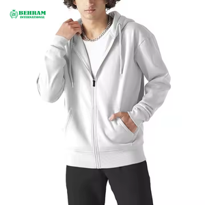 Sweat-shirts à fermeture éclair unisexes tendance, best-sellers, 100% coton molletonné/éponge française, vêtements décontractés, respirants, séchage rapide, vente flash - Product Image 5