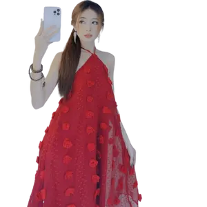 섹시한 드레스 이슬람 드레스 여성 캐주얼 편안한 Odm 빨 베트남 제조 업체 폴리 백에서 각 하나