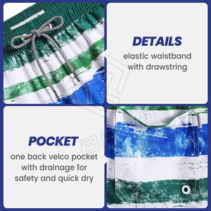 Nouveau Style Shorts de bain Oem hommes doux natation embarquement imprimé troncs d'eau Gym court décontracté plage Shorts de bain pour hommes - Product Image 2