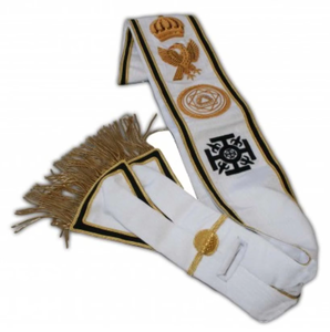 Estola de Graduación Blanca Lisa de Alta Calidad para Sublimación, Longitud de 60 o 72 Pulgadas, para Uniformes Tácticos - Product Image 4