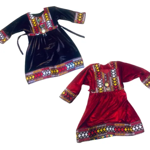 Nieuwe Trendy Design Peshaweri Tribale Afghani Jurk Voor Kinderen Pakistani Topklasse Handgemaakte Vrouwen Jurken Plus Size Vrijetijdskleding Jurk