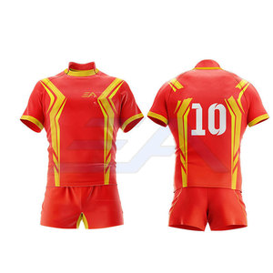 Uniforme de Rugby Personalizado de Alta Calidad, Secado Rápido, Transpirable, Ecológico, 100% Poliéster ENROBE APPAREL 280g para Hombre - Product Image 6