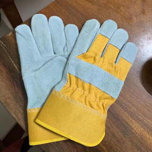 Guantes de Protección de Alta Calidad de 10.5 Pulgadas, Grado AB, Anti-Corte, de Piel de Búfalo, para Trabajos de Construcción y Protección para Hombres - Product Image 2