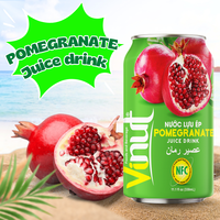 330ml Suikerarm Koolhydraatarm Versgeperst Granaatappelpuree Sapblikje Vietnam Fabrieksprijs OEM ODM Private Label 10% Brix voor