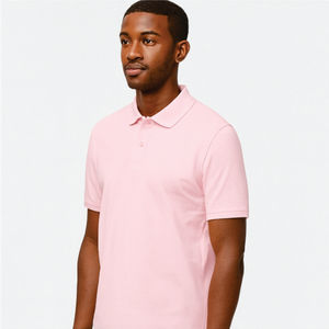 ออกแบบเสื้อแบรนด์ของคุณเอง เสื้อเชิ้ตแขนสั้นผู้ชาย ผ้าสแปนเด็กซ์/โพลีเอสเตอร์ ระบายอากาศ แห้งเร็ว ผ้าฟลีซ สำหรับกอล์ฟ - Product Image 4