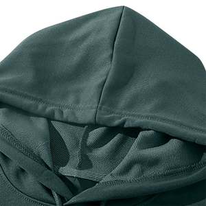 Men Plus Size Long Sleeve Hooded Sweatshirts Loose Fit Drawstring <b>Hoodie</b> with Pockets Basic Plain Pullover Tops - Product Image 4