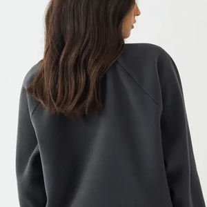 Sweat-shirt pour femmes avec fermeture éclair, prix avantageux pour les acheteurs en gros / Vêtement décontracté à manches longues et logo personnalisable - Product Image 5