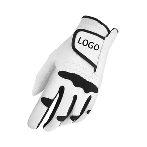 Guantes de golf de cuero genuino de alta calidad con equipo deportivo cómodo de malla de Palma de ajuste verdadero transpirable para un rendimiento refinado - Product Image 3