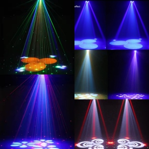 Nuovo piccolo modello di sole cinque In uno occhi dell'ape ha portato effetto del fascio di sorgente luminosa a testa mobile con Laser rosso verde per eventi DJ Laser - Product Image 5