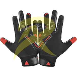 Top Custom Design American Football Gloves High Quality Gripping Silicon <b>Comfortable</b> Premium American Football Gloves - Product Image 3