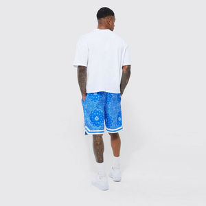 Vêtements de sport 2025 Meilleur article Short de basket-ball Respirant Tissu confortable Logo de marque Design Short de basket-ball Taille XS - Product Image 3