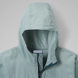 Veste pour garçons avec capuche, design décontracté, matière en nylon souple, fermeture éclair, prix bas, couleur unie, haute qualité, service OEM, 2026 - Product Image 2