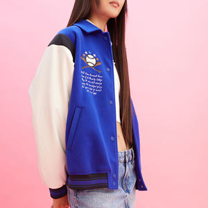 Veste de survêtement personnalisée de haute qualité pour hommes, col montant, coupe-vent, fermeture à boutons en corne, mode automne, streetwear, broderie - Product Image 4