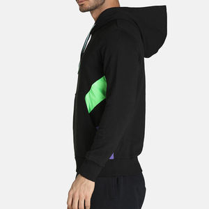 Sweat à capuche épais imprimé de logo personnalisé pour hommes 100% coton pour l'hiver Tissu et design personnalisés - Product Image 2