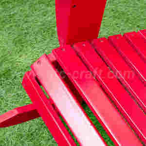 Outdoor Red Leisure <b>Chair</b> with Modern Style for <b>Garden</b>, Patio & Villa Courtyard - Product Image 2