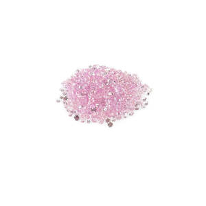 Zafiro Rosa Natural Sin Tratar de 2 mm, Corte Diamante Calibrado, Piedras Sueltas de Aguamarina con Corte Brillante, Color Rojo Arcoíris - Product Image 1