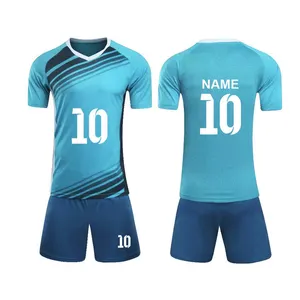 Profession Custom Quick Dry Breathable Football Soccer Jersey Wear Design Cheap High Quality Soccer Uniform Men