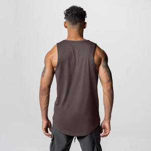 Breathable <b>Men</b> Mesh Loose Sleeveless Tank Top Gym Fitness Workout High Quality Comfortable Quick Dry Custom tank Tops for <b>Men</b> - Product Image 3