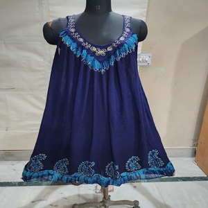 ชุดเดรสลำลองผ้าเรยอนลายบาติกพิมพ์ลายดิจิทัลลายสก็อต ลายดอกไม้ ลายพื้น ลายเพสลีย์ ลายเสือดาว ลายร่ม ระบายอากาศได้ดี แบบต่อผ้า - Product Image 5