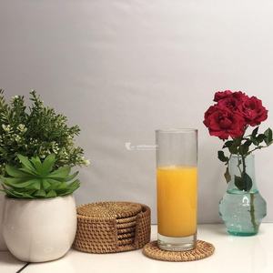 Ensemble de sous-verres en rotin durable style bohème, décoration de table minimaliste, cadeau, ensemble de sous-verres en rotin en gros - Product Image 3