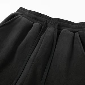 Pantalon de sport d'hiver pour femme, taille mi-haute, décontracté, style sarouel, uni, épais, polaire, respirant, jogging, longueur cheville, chaud, haute qualité - Product Image 4