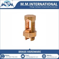Conectores de Latón Tipo Split Bolt, Conectores de Línea de Latón de 16-240 mm², Recubiertos de Estaño/Cobre para Equipos Electrónicos, Gran Venta