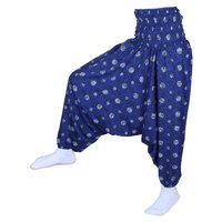 Ali Baba Pantalon bohème unisexe Hippie Harem Aladdin Yoga Boho Pantalon éléphant Long coton fait à la main pêcheur Pantalon thaïlandais