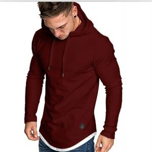 Sudadera con capucha de talla grande de alta calidad, ropa de calle sólida de algodón y poliéster para hombres con logotipo personalizado, esencial de invierno - Product Image 4