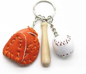 Llavero de bate de béisbol miniatura de madera, de gran tendencia, con guantes de bateo en miniatura, precio mayorista, promoción, de Power Hint - Product Image 4