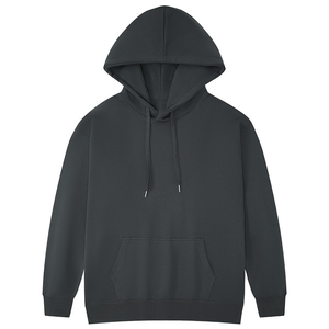 Sweat à capuche pour homme en coton 100% respirant et écologique, poids lourd, de luxe, avec appliques, pour l'hiver et l'automne, personnalisable - Product Image 3