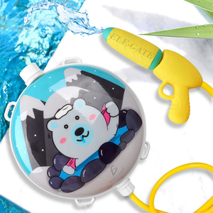 Pistolets à eau design boule de neige Summer Bomb, jouets de tir amusants pour enfants - Product Image 1