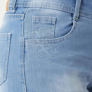 Pantalon en jean pour femme, nouveau design personnalisé, de haute qualité, style, couleur unie, confortable - Product Image 5