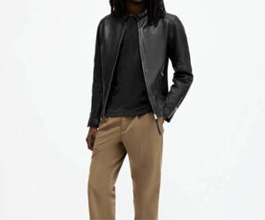 Nouvelle veste de motard pour homme personnalisable, en cuir de vache véritable, respirante, en peau de mouton, légère, tendance, à capuche, pour l'hiver - Product Image 1