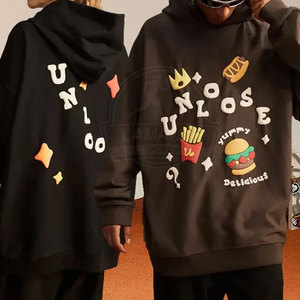 Sudaderas con capucha de talla grande personalizadas con diseño propio de invierno respetuosas con el medio ambiente polar algodón/poliéster - Product Image 4