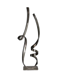 Escultura minimalista de Metal dorado, artículo decorativo ecológico para el hogar, adorno de mesa de Metal artesanal para mesa de escritorio - Product Image 6