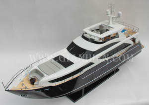 Gia Nhien Fabricant Approuvé Design Personnalisé quantité minimale de commande Bas PRINCESS SUPERYACHTS 30M-Bleu/Noir PEINT-BATEAU DE VITESSE EN BOIS - Product Image 2