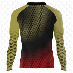 Logo personnalisé Compression manches longues Rash Guard respirant polyester spandex surf chemise de sport avec impression par sublimation - Product Image 4