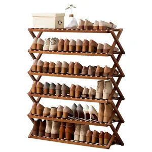 Solid Teak Wood Shoes Rack Natural Finish For Indoor And Outdoor Singgalang