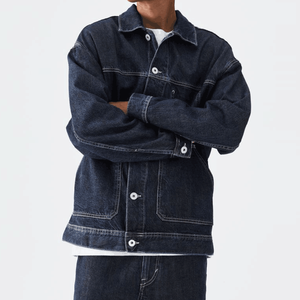 ชุดกันเหงื่อสำหรับนักออกแบบแจ็คเก็ตยีนส์เดนิม - Product Image 4