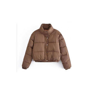 Chaquetas Acolchadas Cortas Personalizadas de Alta Calidad para Mujer, Nuevo Diseño de 2025, Chaquetas Gruesas de Nailon para Mujer - Product Image 1