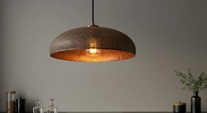 Indian Manufacture Custom Size Copper Hanging <b>Light</b> e for Commercial <b>Spaces</b> or Galleries and Showrooms Available at Best Price - Product Image 3